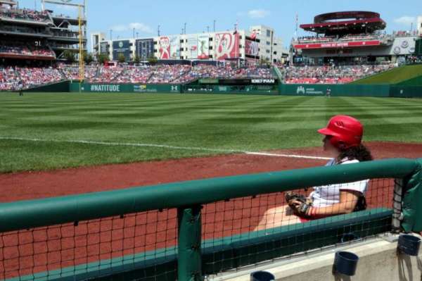 Nationals Park, bloc: 135, rangée: B, place: 2