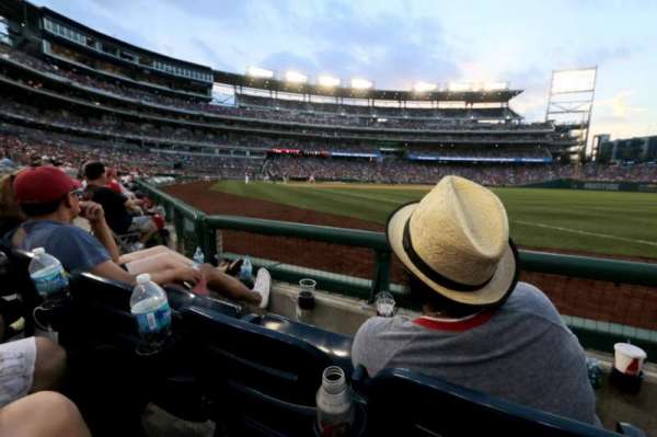 Nationals Park, bloc: 135, rangée: E, place: 6