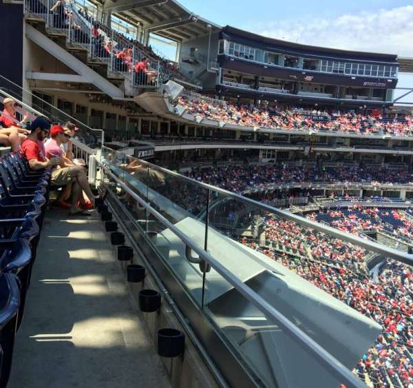 Nationals Park, bloc: 222, rangée: A, place: 1