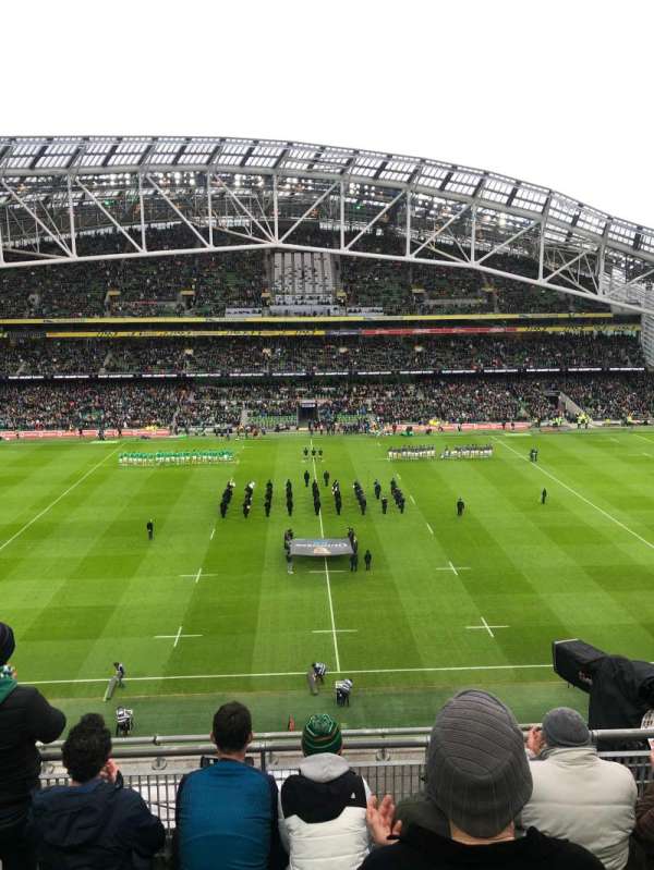 Aviva Stadium, bloc: 505, rangée: G, place: 5