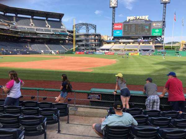 PNC Park, bloc: 7, rangée: G, place: 11