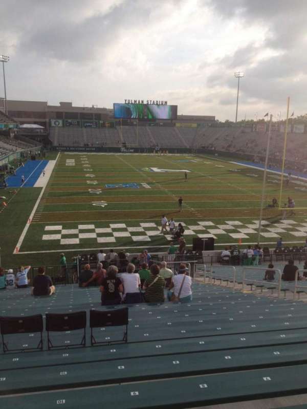 Yulman Stadium, bloc: 112, rangée: II, place: 10