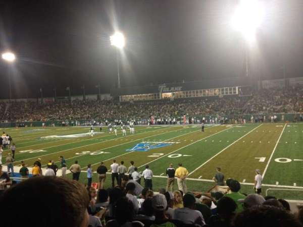 Yulman Stadium, bloc: 109, rangée: K, place: 4
