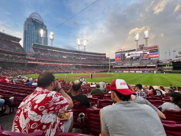 Great American Ball Park, bloc: 134, rangée: N, place: 13