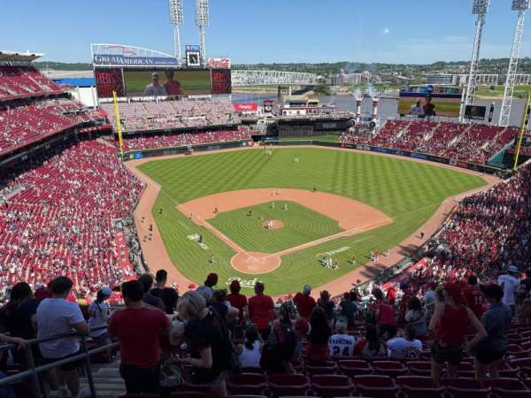Great American Ball Park, bloc: 525, rangée: N, place: 19