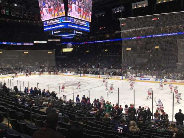 Nationwide Arena, bloc: 112, rangée: S, place: 12