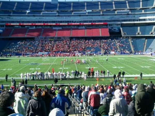 Gillette Stadium, bloc: 114