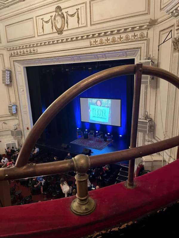 Wilbur Theatre, bloc: Balcony R, rangée: A, place: 24