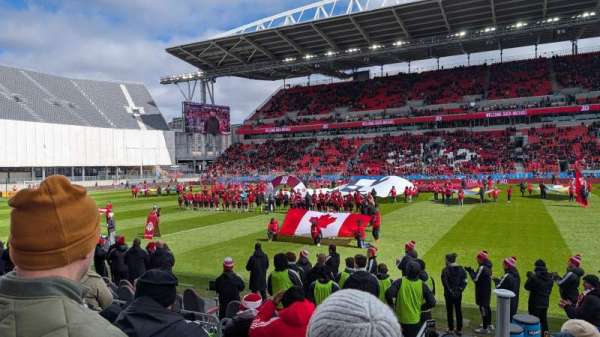BMO Field, bloc: 122, rangée: 5, place: 16