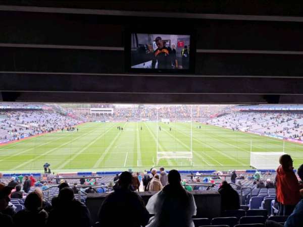 Croke Park, bloc: 319, rangée: WW, place: 20