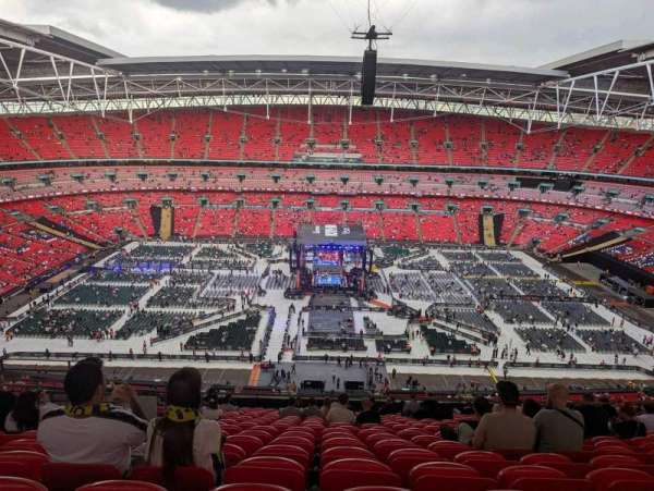 Wembley Stadium, bloc: 501, rangée: 22, place: 5