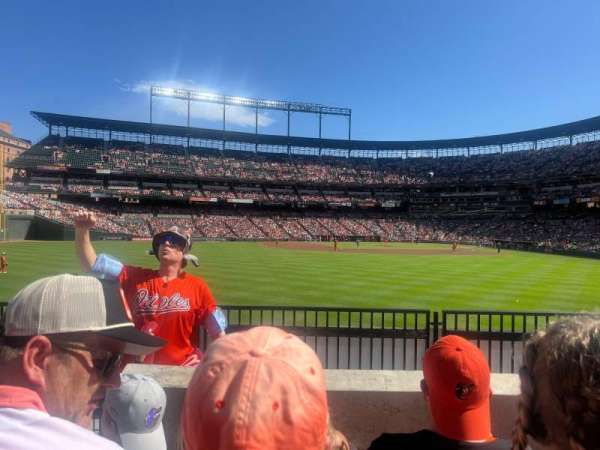 Oriole Park at Camden Yards, bloc: 84, rangée: 3, place: 21