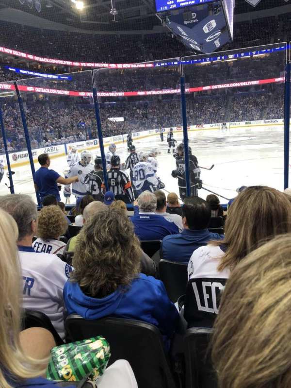 Benchmark International Arena, bloc: 123, rangée: G, place: 4