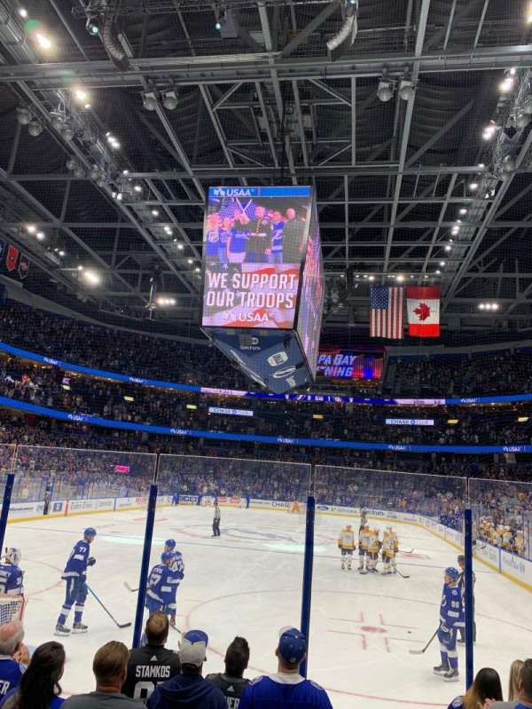 Benchmark International Arena, bloc: 108, rangée: G, place: 1