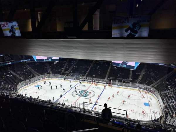 Climate Pledge Arena, bloc: 212, rangée: J, place: 21