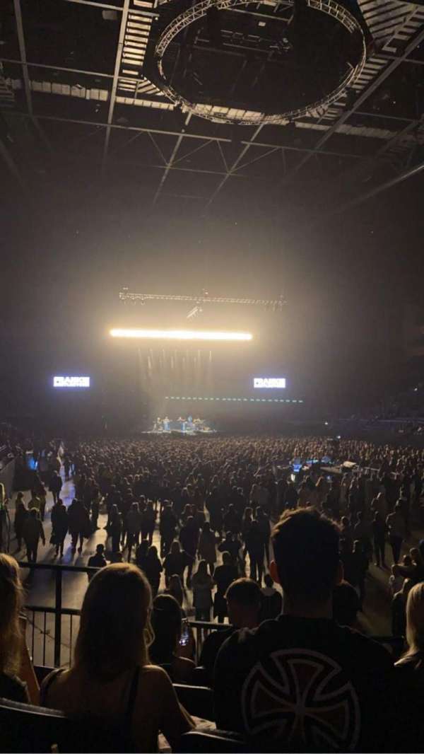The O2, London, bloc: 105, rangée: M, place: 169