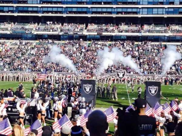 Oakland Coliseum, bloc: 116, rangée: 17, place: 12