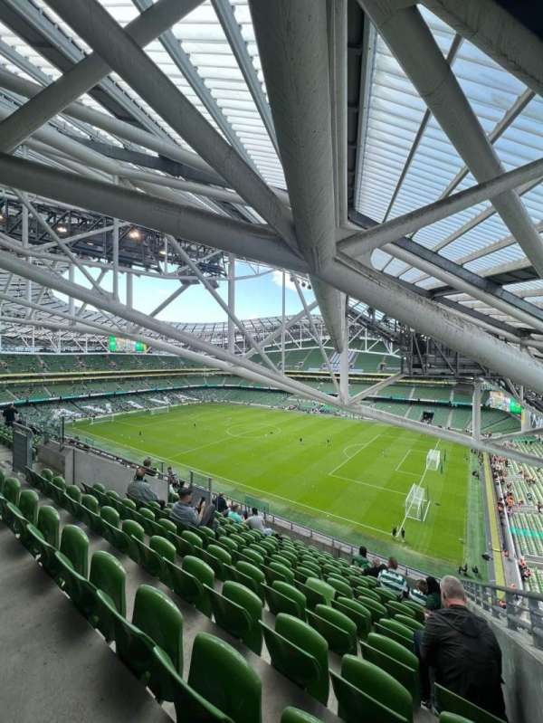 Aviva Stadium, bloc: 501, rangée: N, place: 1