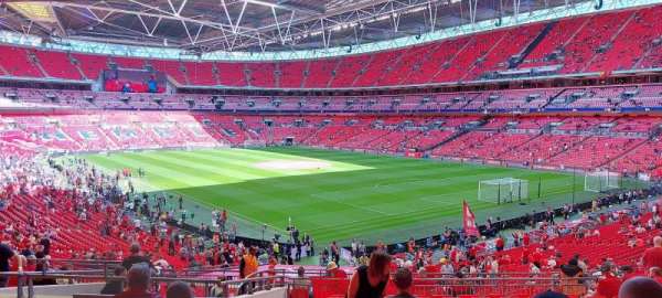 Wembley Stadium, bloc: 138, rangée: 44, place: 128