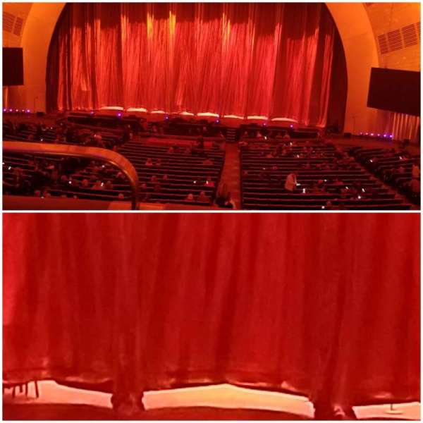 Radio City Music Hall, bloc: 1st Mezzanine 3, rangée: A, place: 312