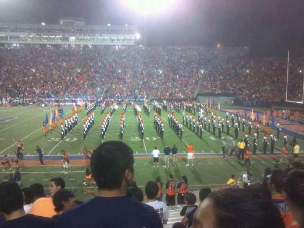 Sun Bowl Stadium, bloc: 21, rangée: 20, place: 14