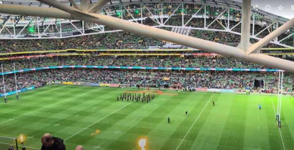 Aviva Stadium, bloc: 502, rangée: P, place: 5