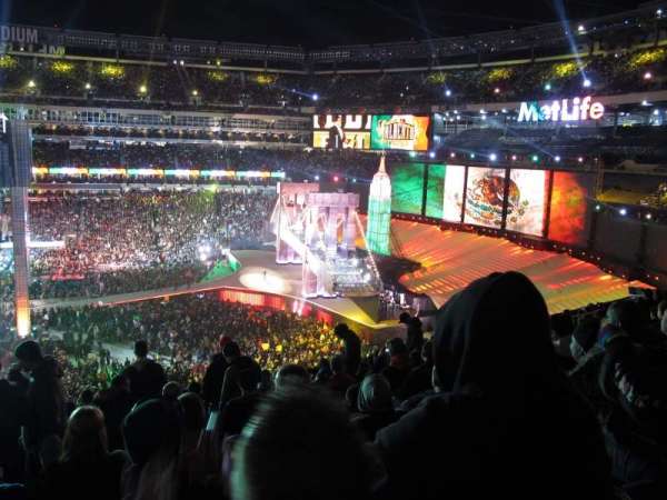 MetLife Stadium, bloc: 212, rangée: 11