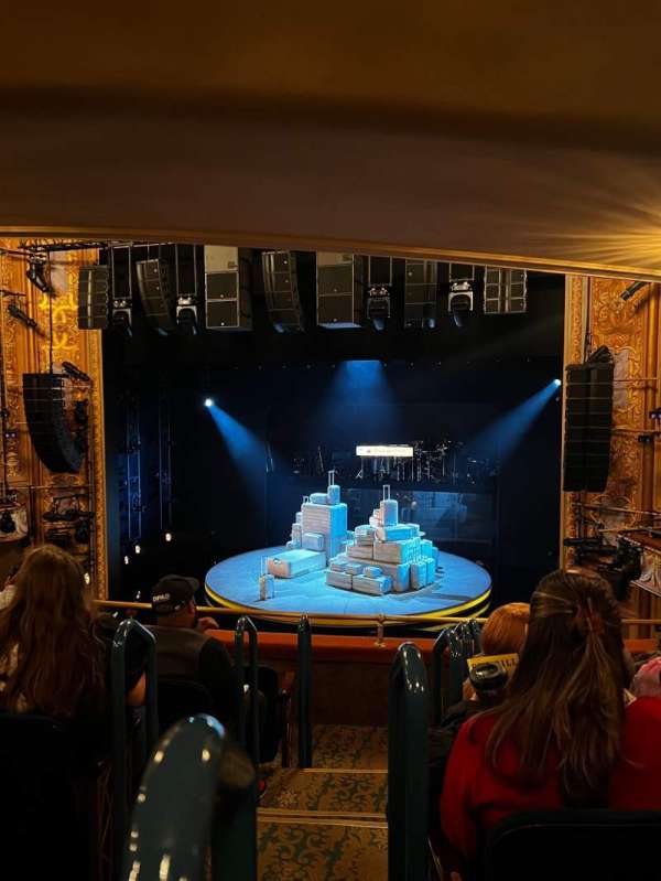 Longacre Theatre, bloc: Mezzanine R, rangée: F, place: 1