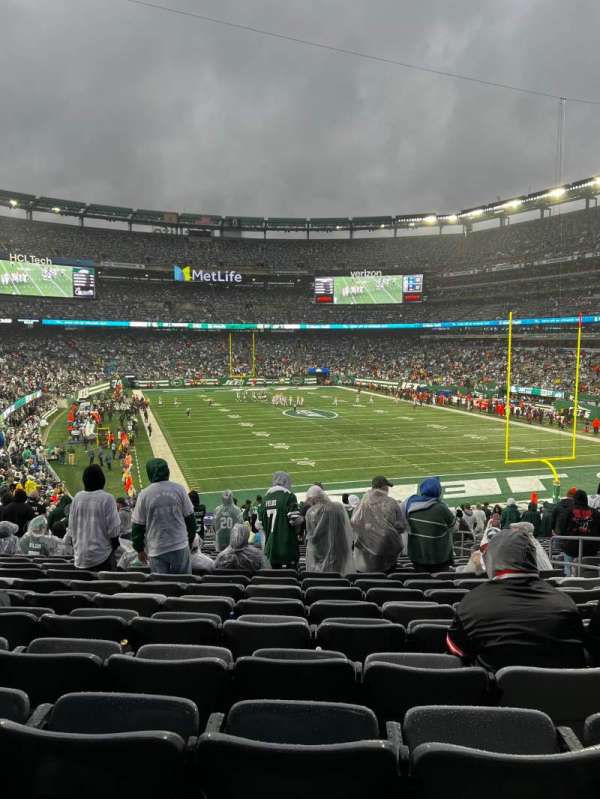 MetLife Stadium, bloc: 104, rangée: 38, place: 4