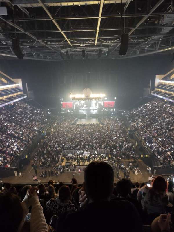 The O2, London, bloc: 412, rangée: J, place: 424