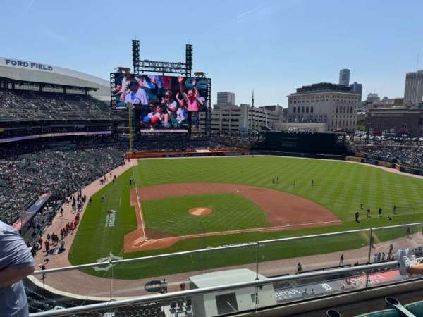 Comerica Park, bloc: 324, rangée: C, place: 7