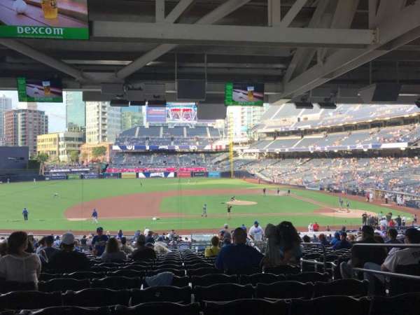 Petco Park, bloc: 110, rangée: 42, place: 4