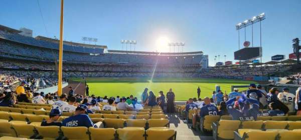 Dodger Stadium, bloc: 50FD, rangée: L, place: 19