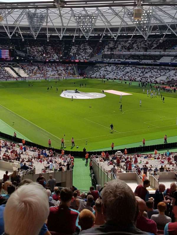 London Stadium, bloc: 245, rangée: 52, place: 159
