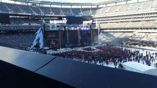 MetLife Stadium, bloc: 234, rangée: 1, place: 15
