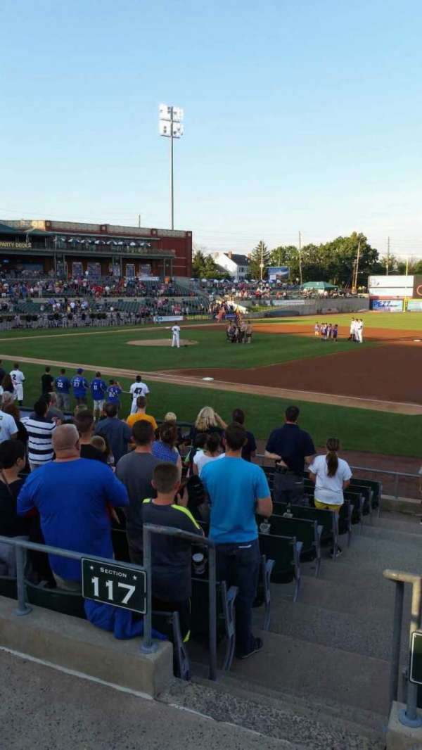 TD Bank Ballpark, bloc: 215, rangée: K, place: 4