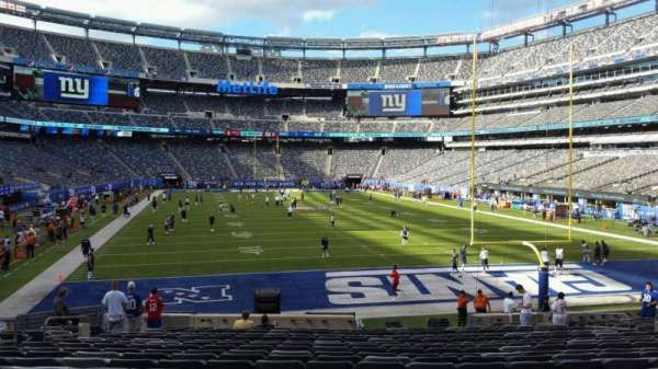 MetLife Stadium, bloc: 128, rangée: 21, place: 18