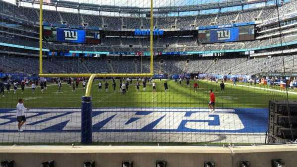 MetLife Stadium, bloc: 126, rangée: 4, place: 6