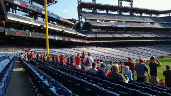 Citizens Bank Park, bloc: 104, rangée: 8, place: 1