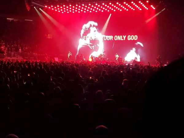 Madison Square Garden, bloc: 106, rangée: 1, place: 1