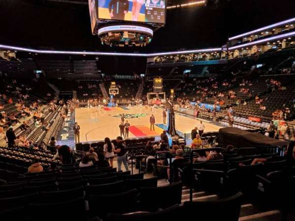 Barclays Center, bloc: 17, rangée: 13, place: 3