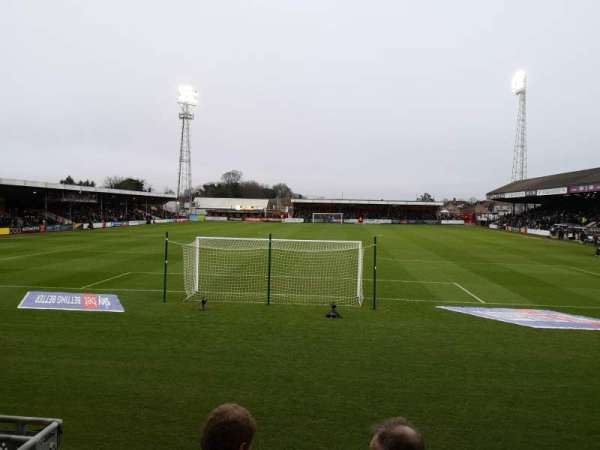 Abbey Stadium, bloc: South Stand, rangée: H2, place: D25