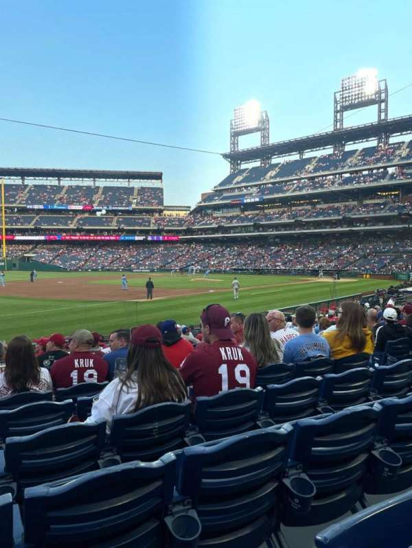 Citizens Bank Park, bloc: 135, rangée: 17, place: 8