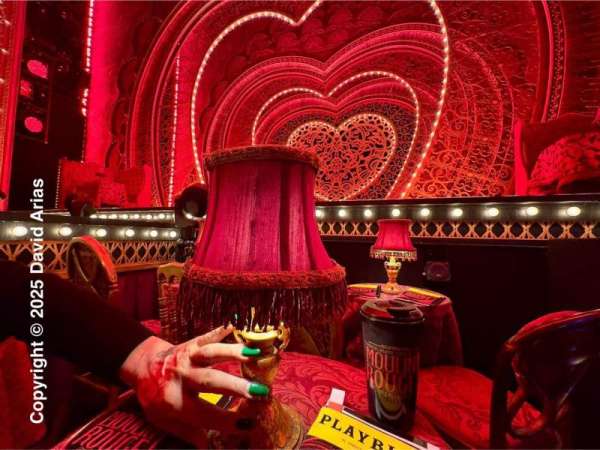 Al Hirschfeld Theatre, bloc: CanR, rangée: J, place: 1