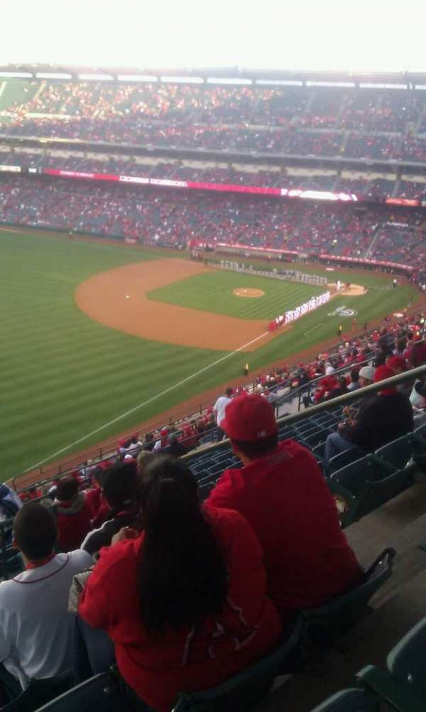 Angel Stadium, bloc: 506, rangée: n, place: 18