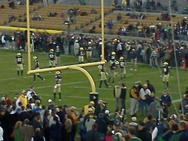 Notre Dame Stadium, bloc: 3, rangée: 31, place: 1 And 2