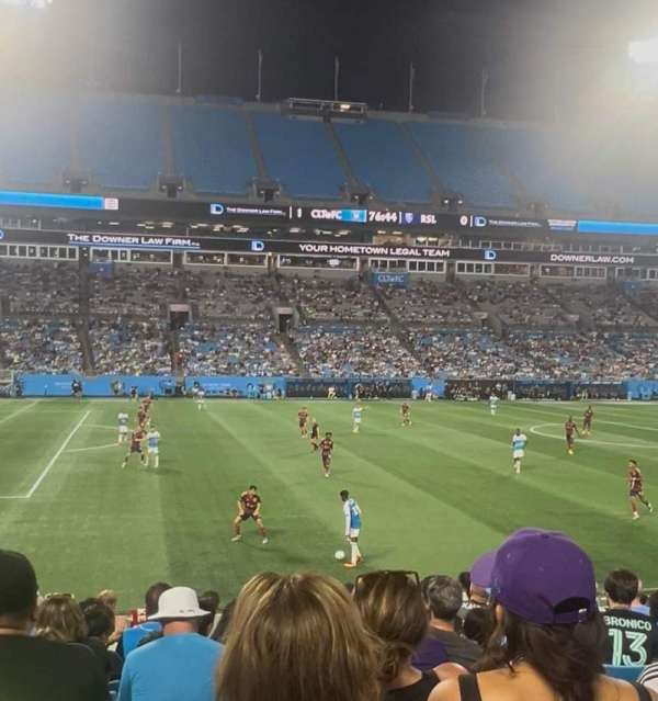 Bank of America Stadium, bloc: 114, rangée: 11, place: 20