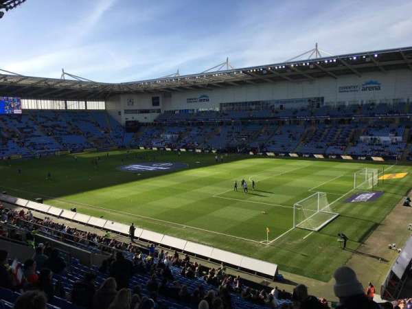 Coventry Building Society Arena, bloc: 25, rangée: GG, place: 25