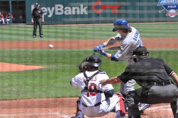Progressive Field, bloc: 155, rangée: F, place: 1