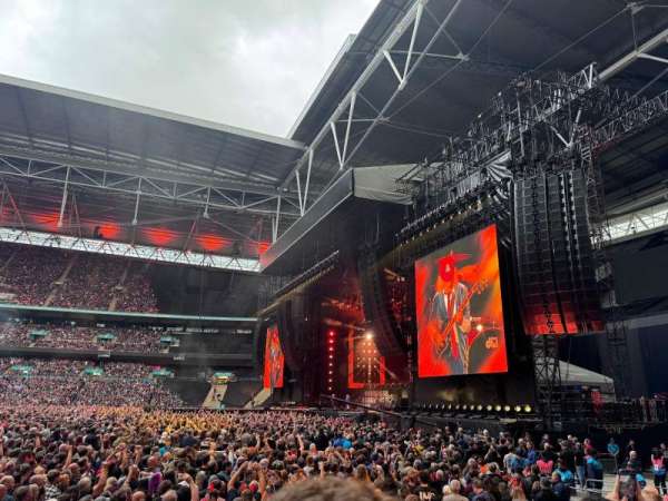 Wembley Stadium, bloc: 141, rangée: 8, place: 232